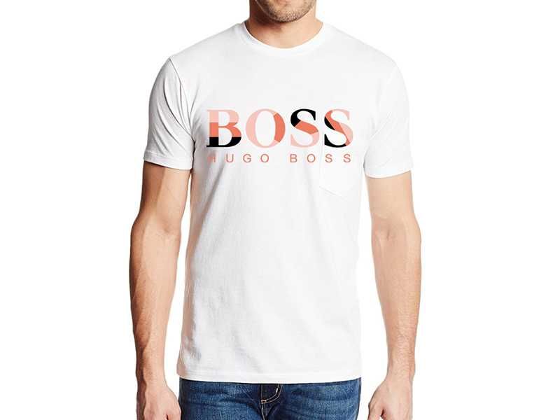 Тениски HUGO BOSS принт Нови модели!