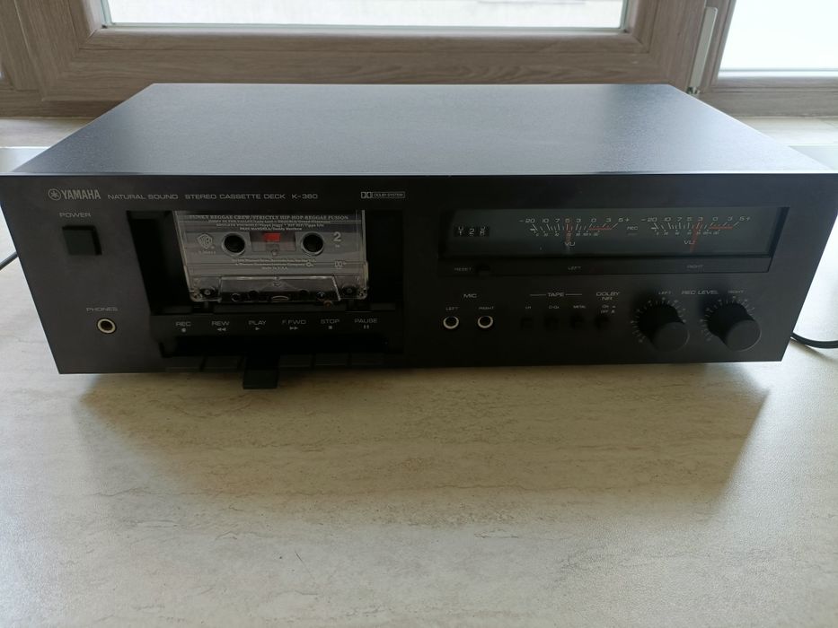 Yamaha K 360 stereo cassette deck, made in Japan, ca nou
