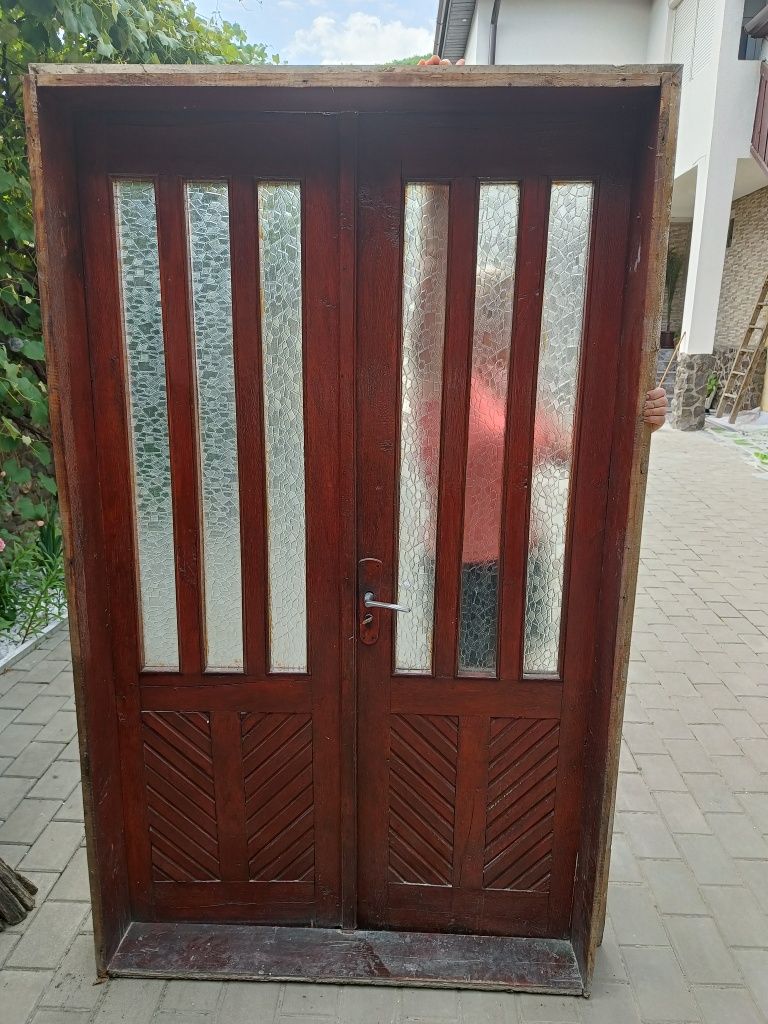 Ușa dubla din stejar