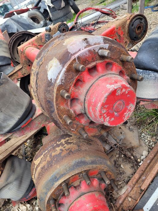 Axe osii punti remorca trailer semiremorca saf  ror bpw cu disc tambur