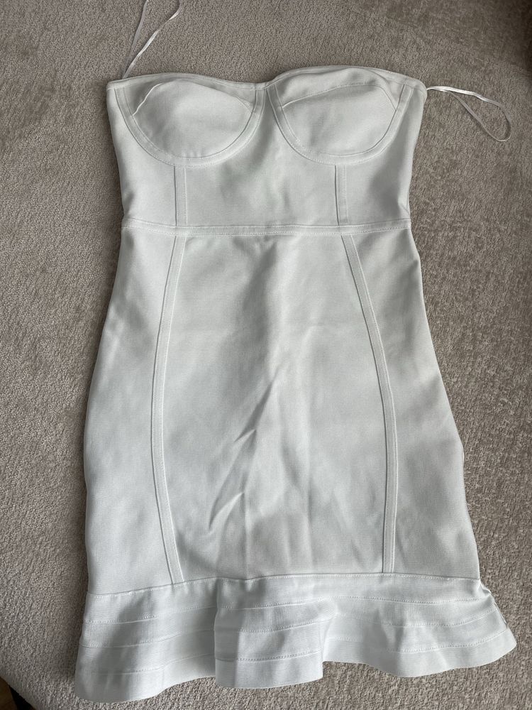 Rochie bandage alba