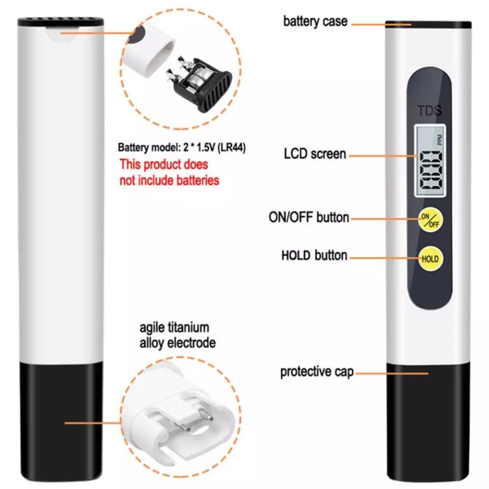 Tds-meter.  Измеритель чистоты воды.