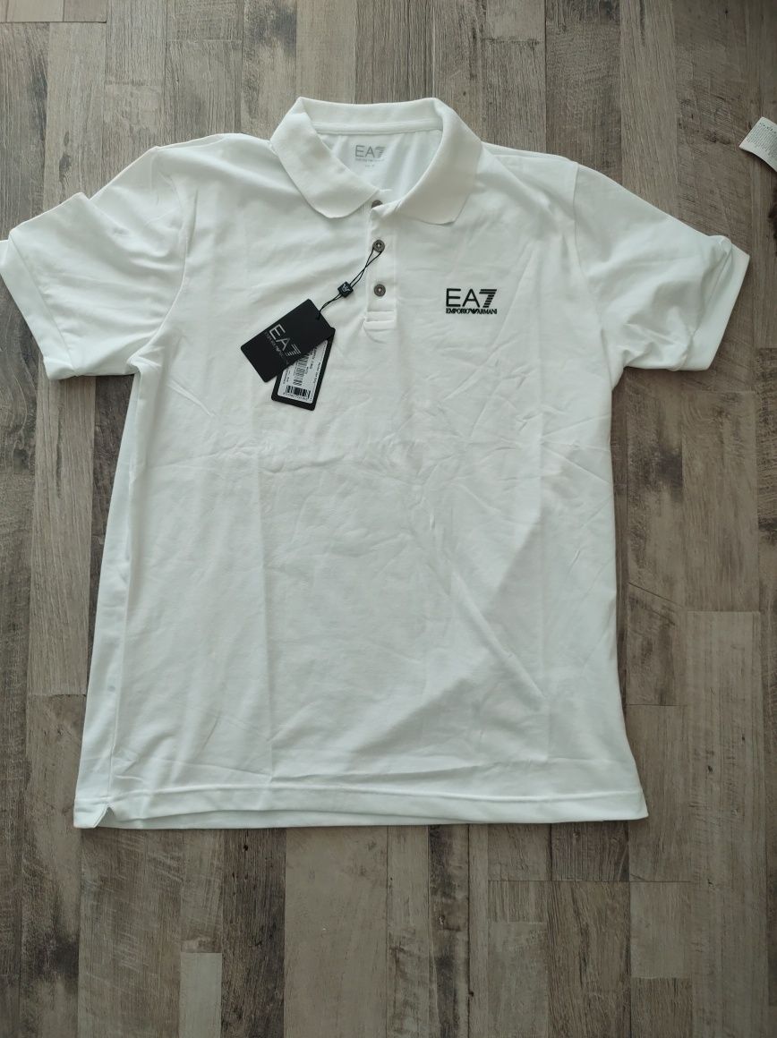 Мъжка тениска EA7 - 100% памук