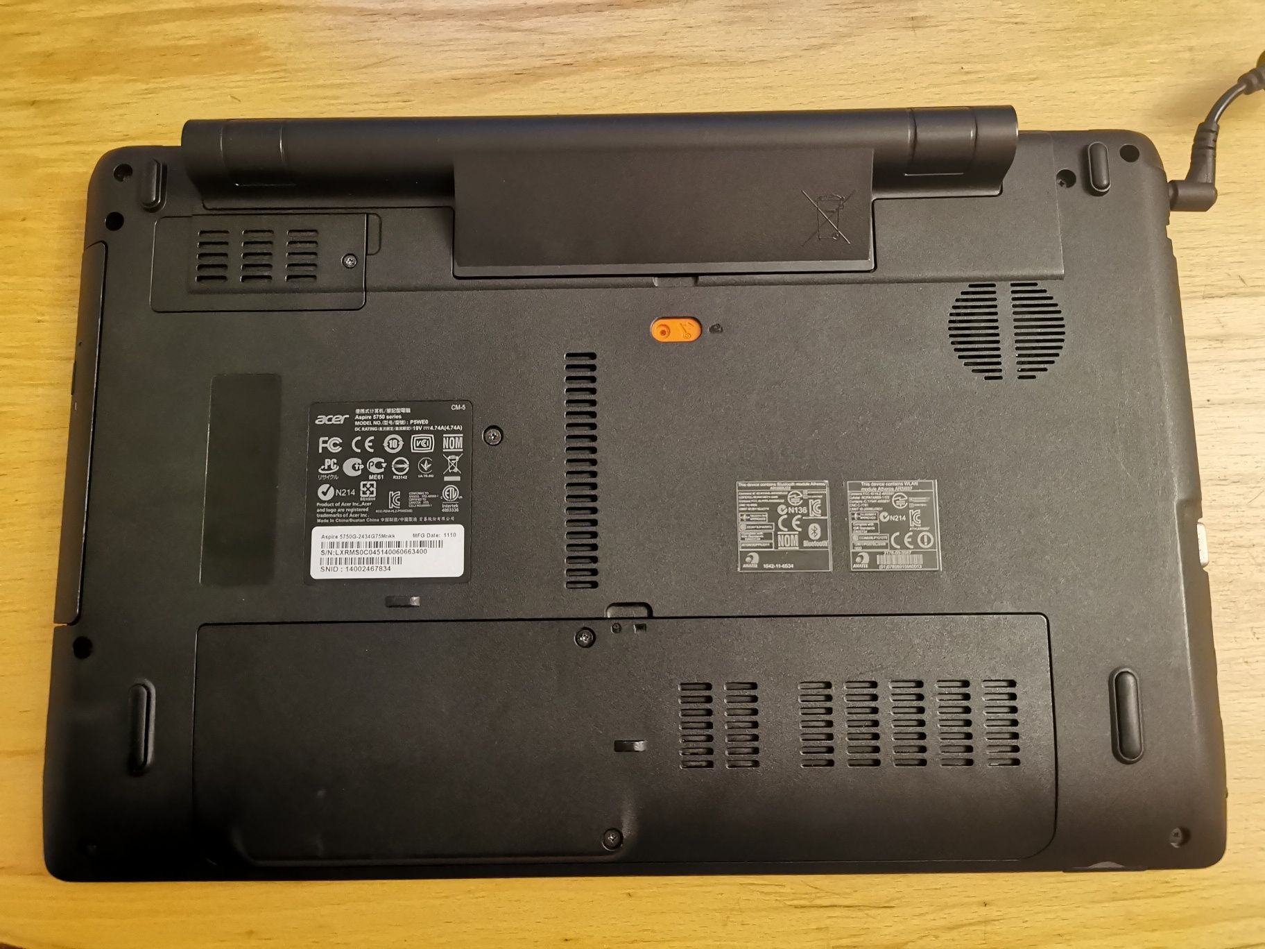 Лаптоп Acer Aspire 5750g-2434GMnkk