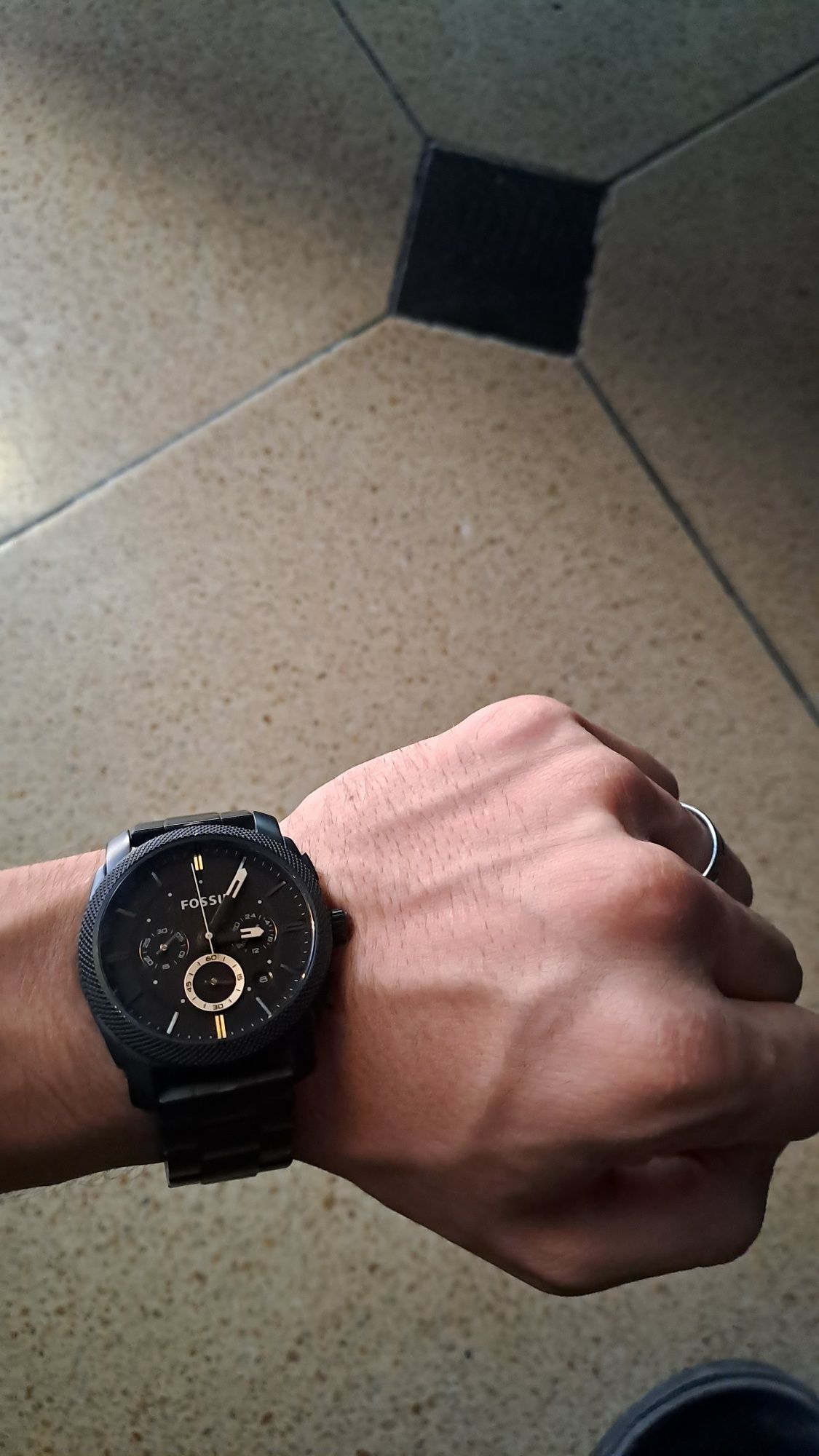 Часы "Fossil" черный матовый