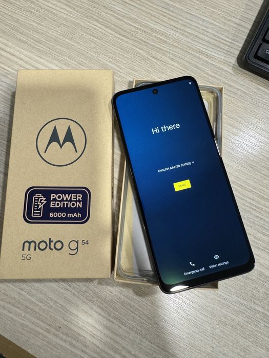 Motorola g54, Power Edition, 256GB/12GB RAM, 5G, Midnight Blue/CA NOU!