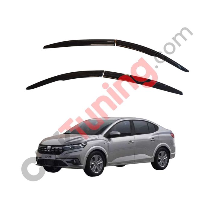 Paravanturi geamuri Dacia Logan 3 cu prindere pe exterior
