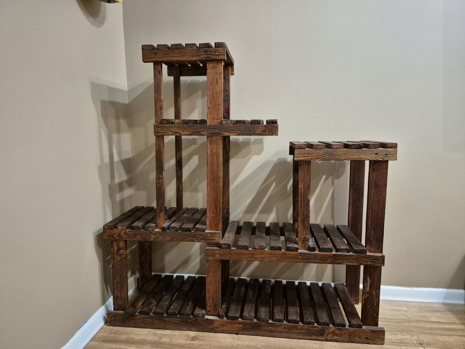 Деревянная этажерка/стеллаж ручной работы