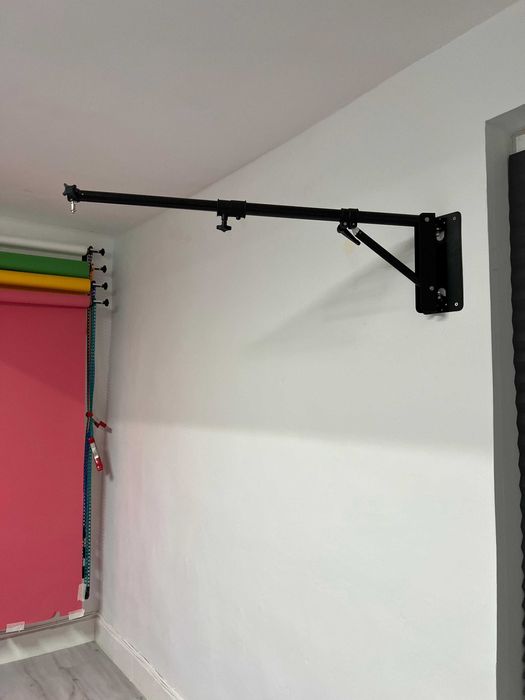 Suport cu Brat Extensibil / Reglabil pentru Perete Studio foto / video
