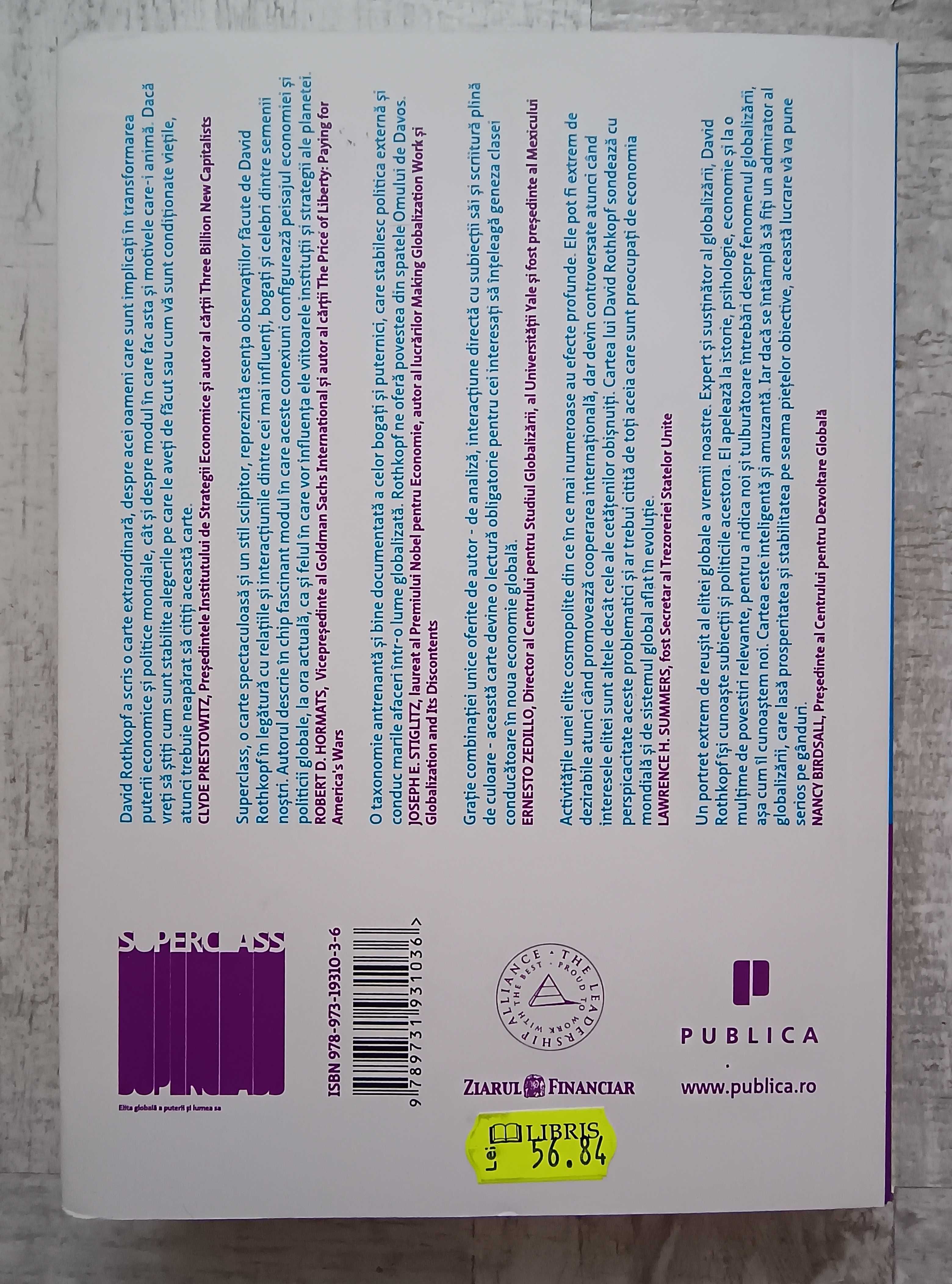 David Rothkopf - Superclass. Elita globală a puterii și lumea sa