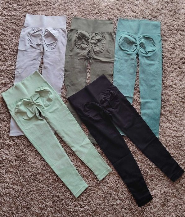 Colanti fitness modelatori dama cu talie inalta push up S/M 60 ron