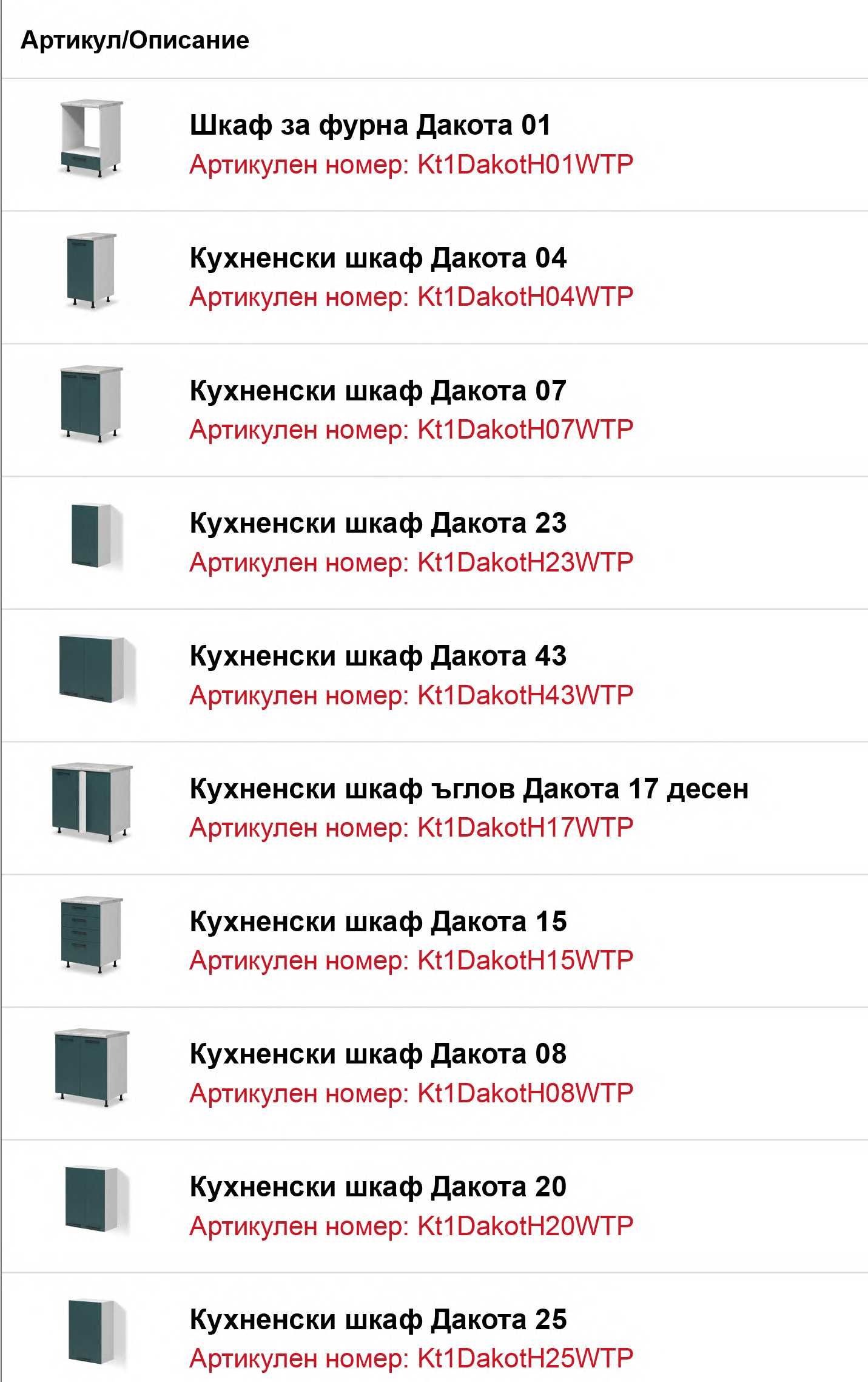 нови пдч вратчики за кухня - Виденов цвят петрол