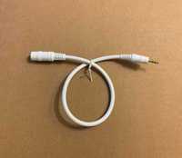 Prelungitor cablu audio, jack 3.5 mm, alb