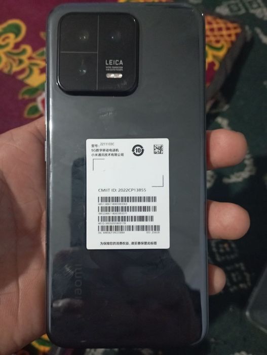 Xiaomi 13 12 / 256 qora china versiya