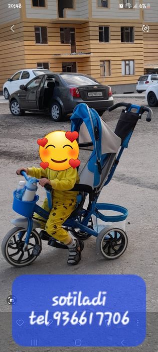 Bolalar 3 g‘ildirakli velosipedchasi sotiladi