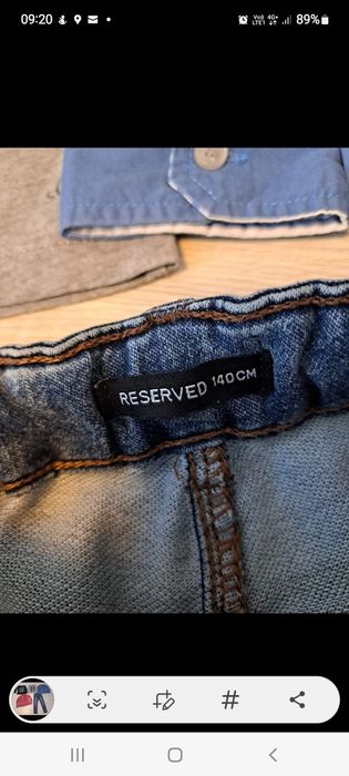 Lot haine baiat blugi bluza camasa marimea 134 140 9-10 ani