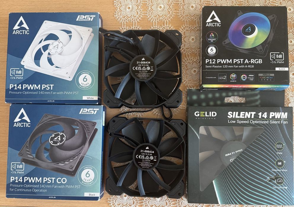 Куллеры для компьютера ПК 140мм