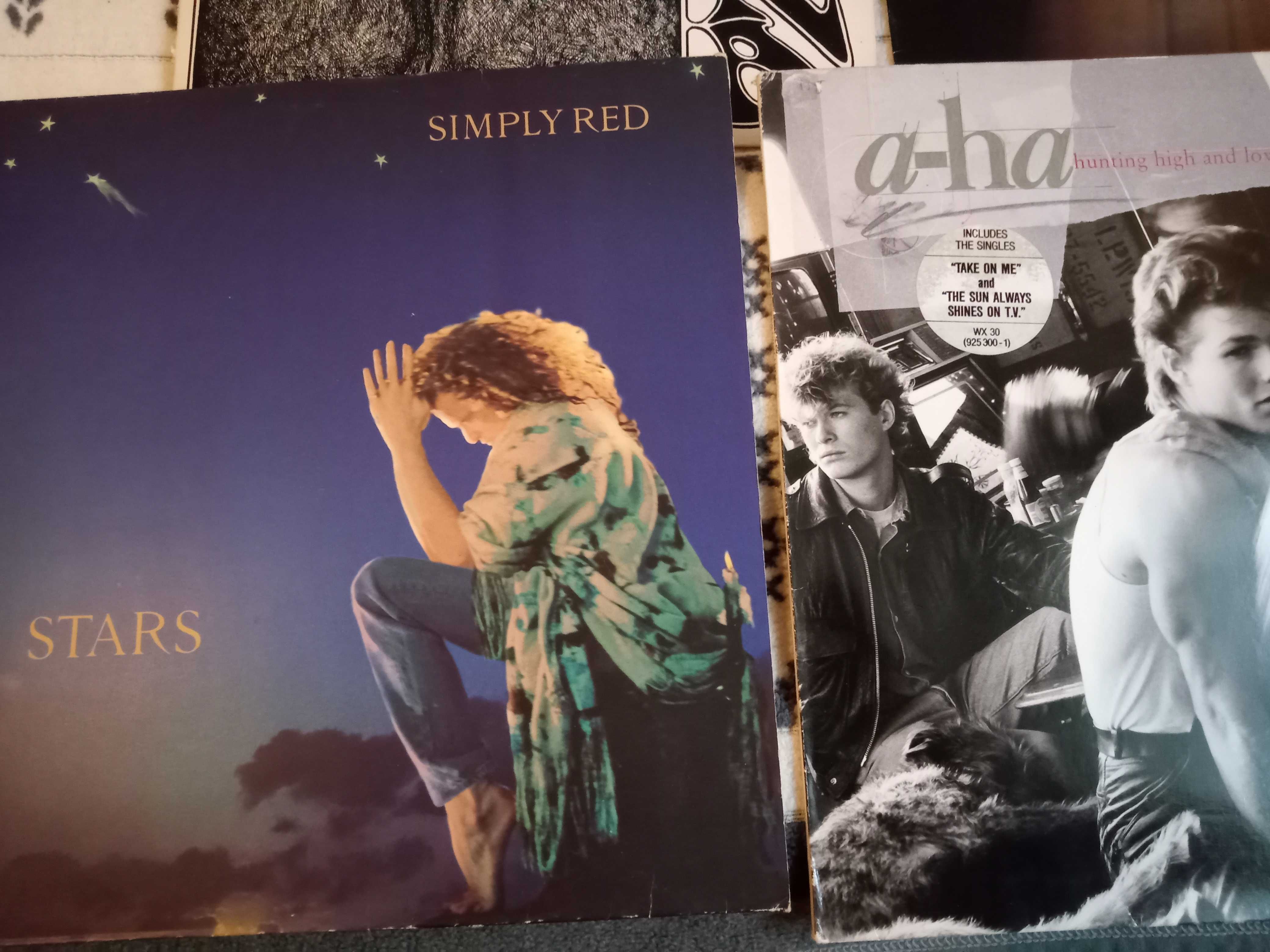 Simply Red, A-ha, Santana, Billy Idol UK disc vinil placa lp