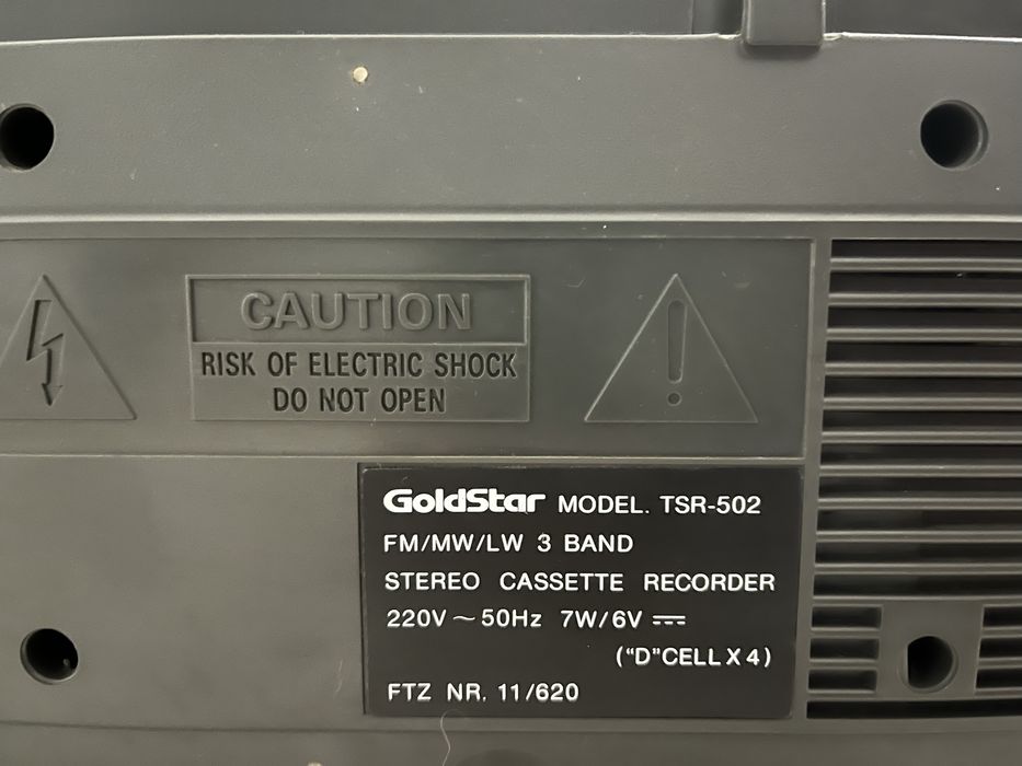Radio casetofon GoldStar TSR 502