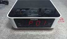 Philips radio digital FM nou - la cutie memorie 10 posturi ceas alarmă