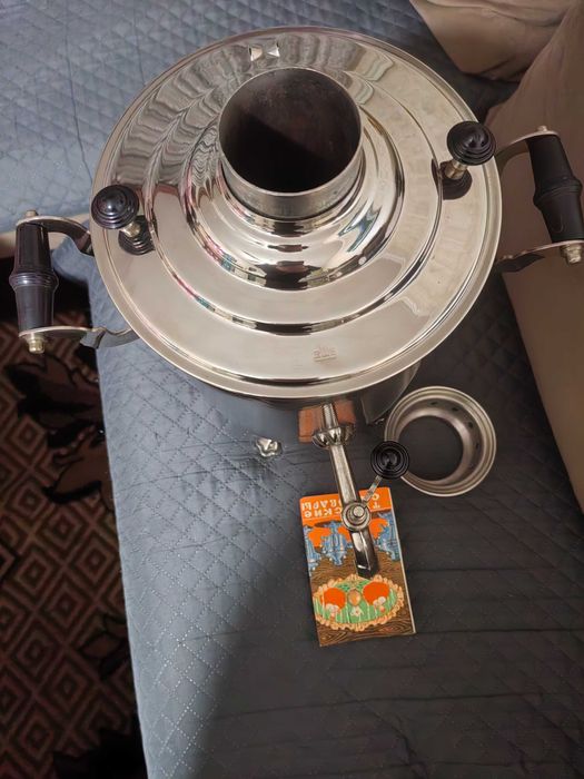 Руски Самовар на дърва и въглища.НОВ.