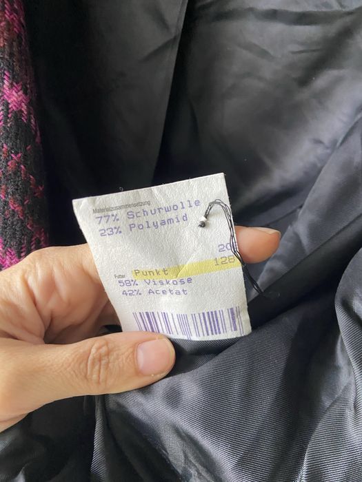 Sacou cu guler amplu, lana Danuel Hechter