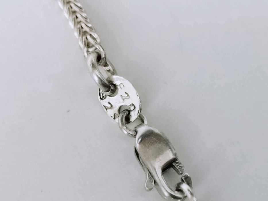 Vechi colier/lant din argint 925, pandantiv in forma de berbec, copii