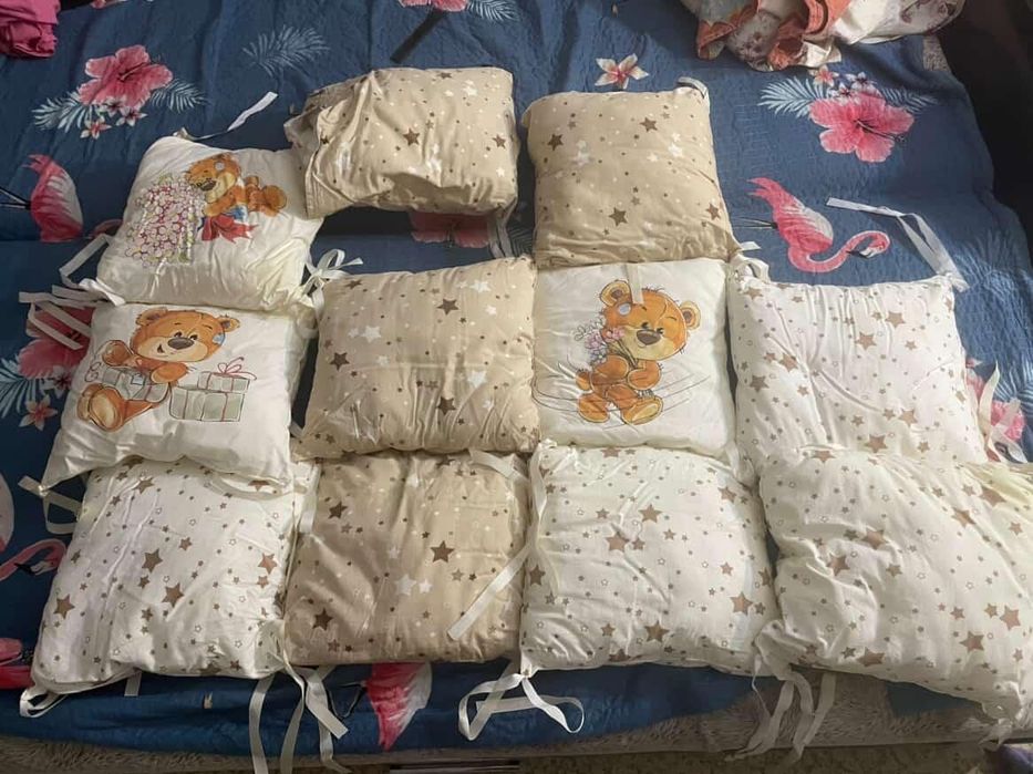 Бортики на детскую кровать