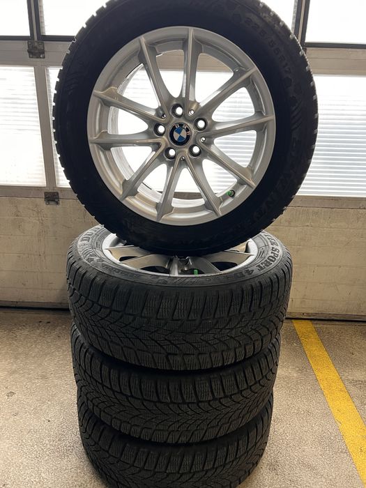 Roti bmw G30 de iarna 225 55 17 Dunlop cu senzori original