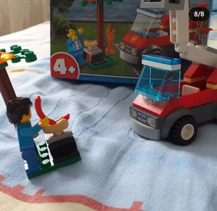 Lego City Fire si Lego City masina de maturat strada