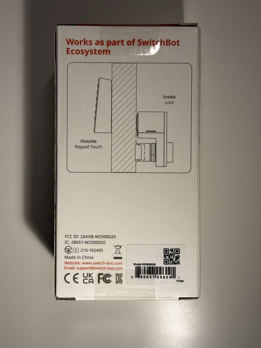 SwitchBot Lock Pro Pachet Smart. Keypad Touch, Baterie Duală. Sigilat.