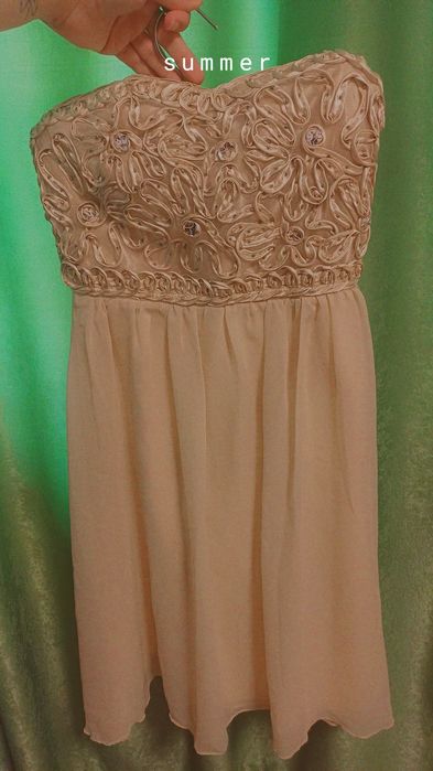 Rochie de ocazie/cununie - VILA fara bretele marimea S