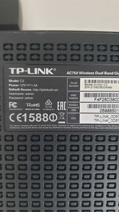 Router Wireless Dual Band Gigabit AC750 Archer C2 - TP-LINK