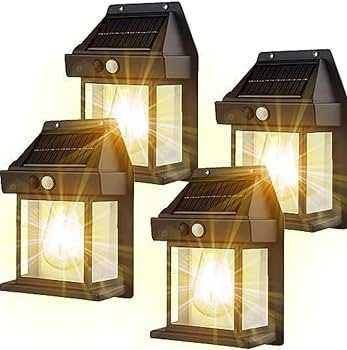 Декоративна соларна лампа с крушка. SOLAR INTERACTION WALL LAMP BK-888