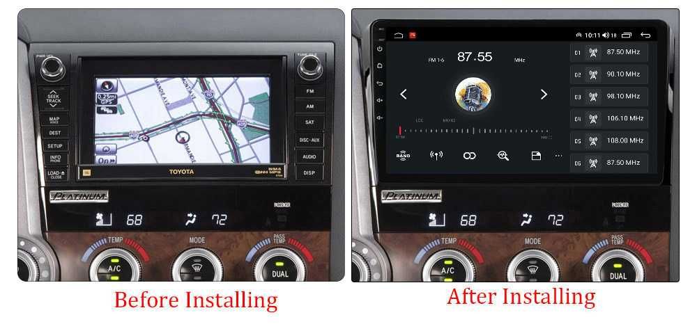 Navigatie Toyota Tundra 2007-2013, Android 13,9 INCH, 2GB RAM