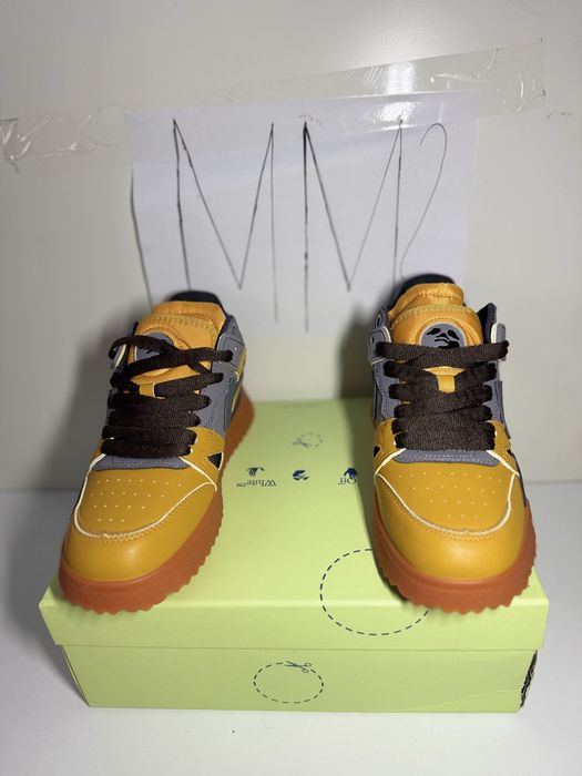 Off-White Men's Sponge Mid-Top Colorblock Sneakers