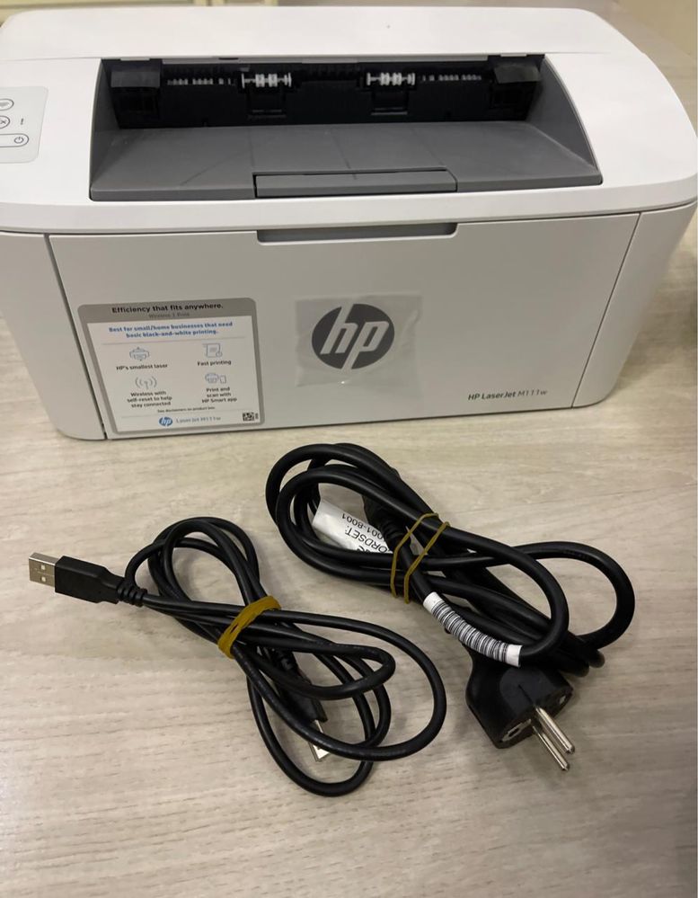 Лазерный Принтер HP LaserJet M111W (Wi-Fi, черно-белая печать)