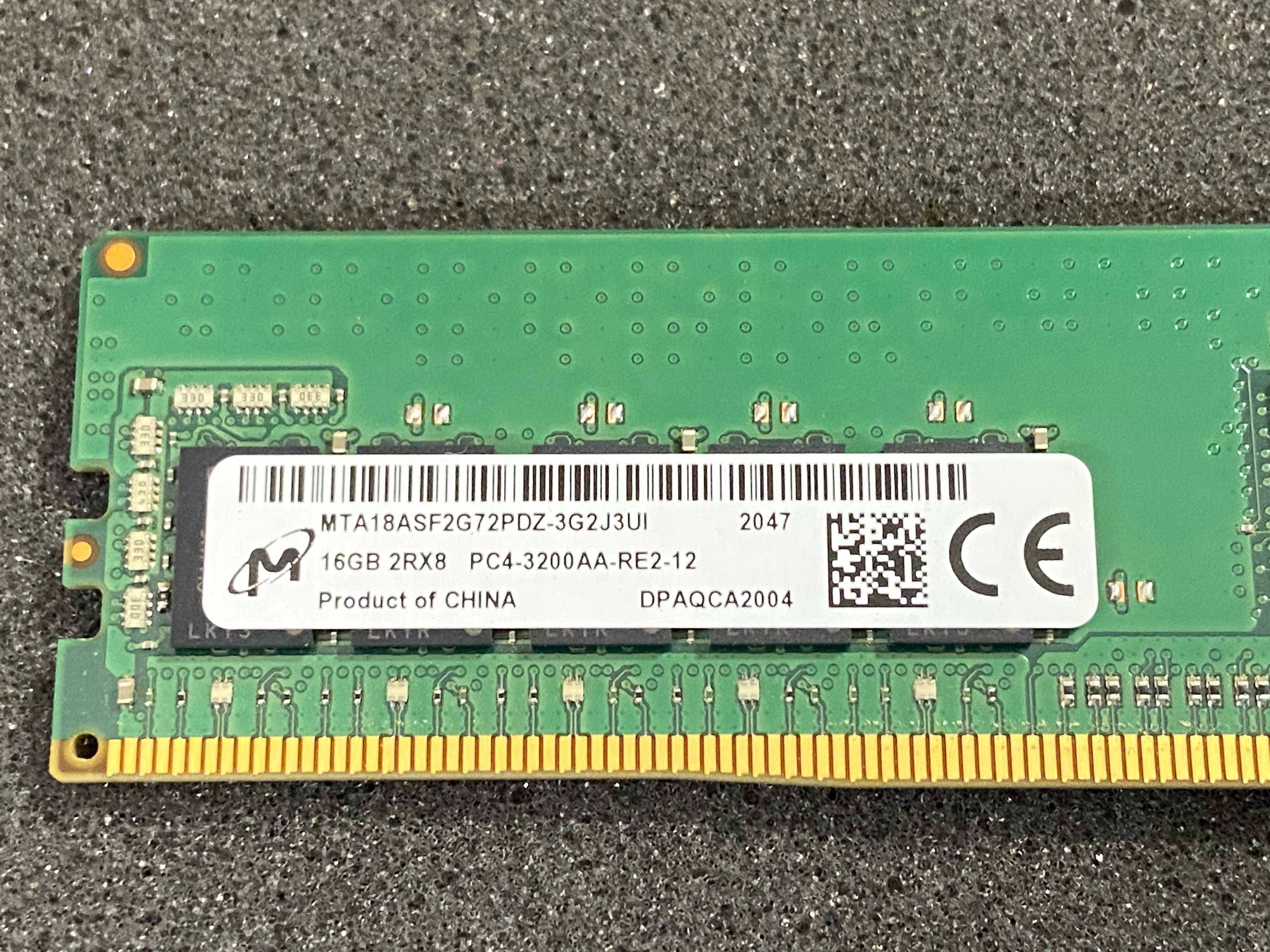 4x 16GB DDR4 3200MHz ECC Registered RDIMM PC4-25600 рам памет RAM