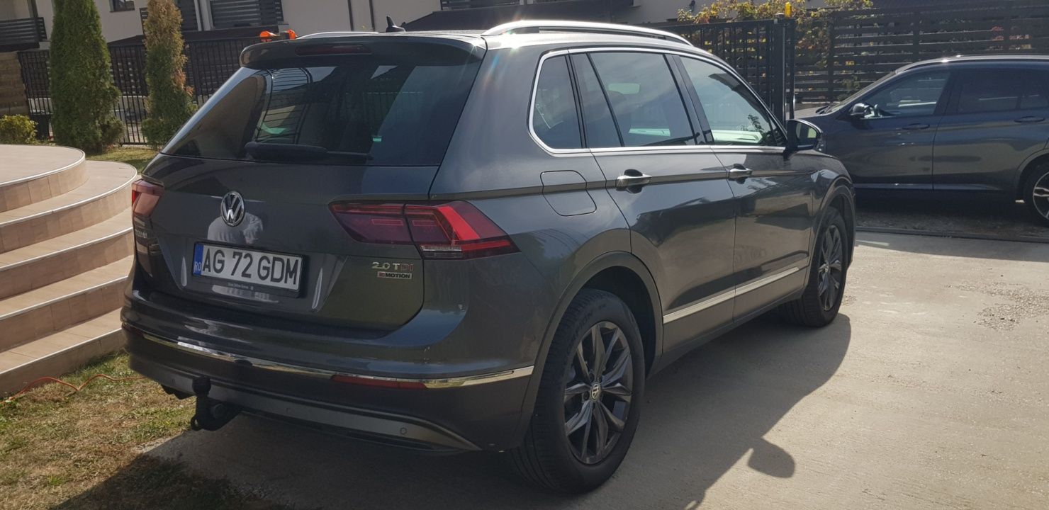 VW Tiguan 2018 , 4 Motion , 190 CP , Automată , proprietar