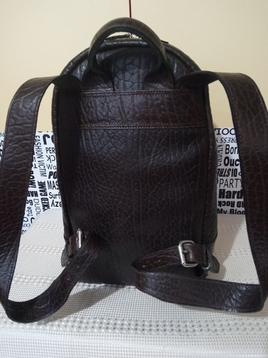 Rucsac mare piele naturală integral nou