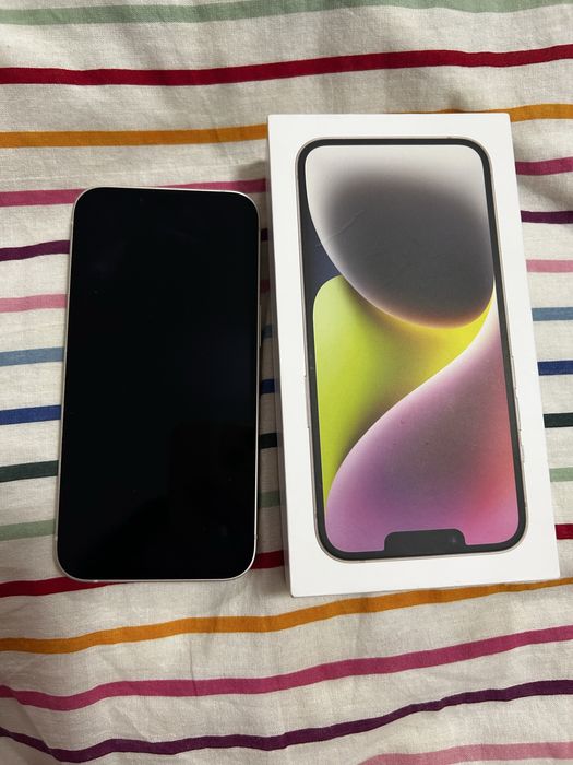 I phone 14. Чисто нов,закупен от A1