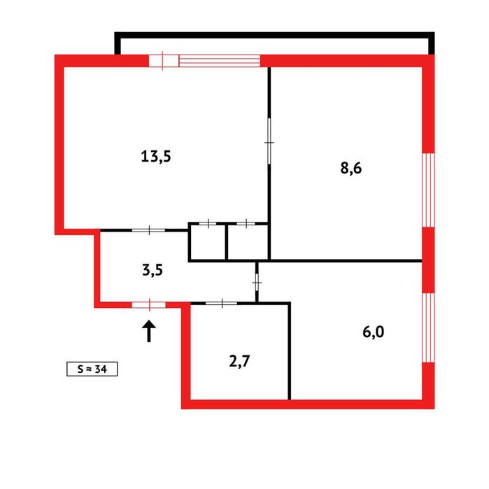 2-х ком 7этаж/9, на 2 мкр. по пр. Металлургов. ПОМОЩЬ В ИПОТЕКЕ!