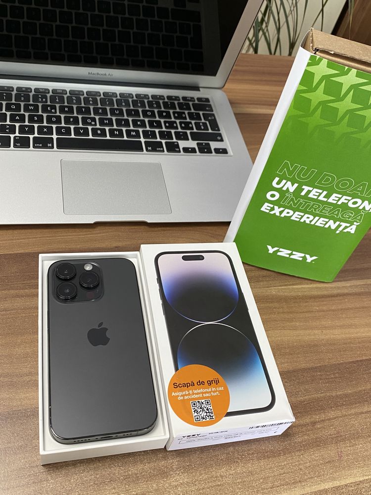 iPhone 14 Pro / 128 GB / Space Black / Impecabil |