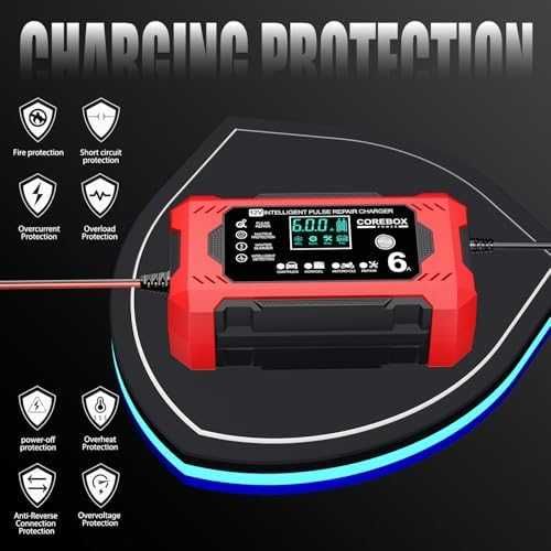 12V 6A интелигентно зарядно за акумулатор с пулс ремонт и поддръжка