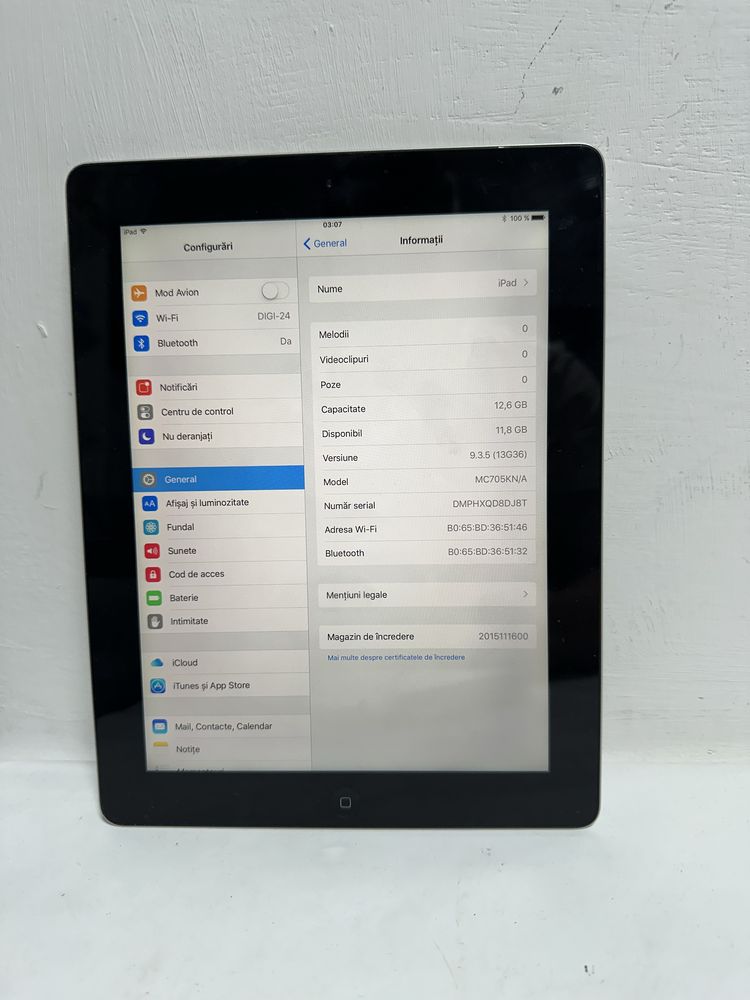 Tableta Apple iPad 3 (3rd generation) - 16gb, Wi-Fi
