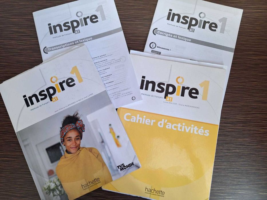 Учебник и учебна тетрадка, Inspire 1, Френски език, ниво А1-1/А1-2