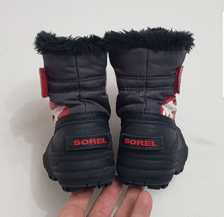 Cizme de zăpadă SOREL Commander ptr copii, mărimea 22, ghete imblănite