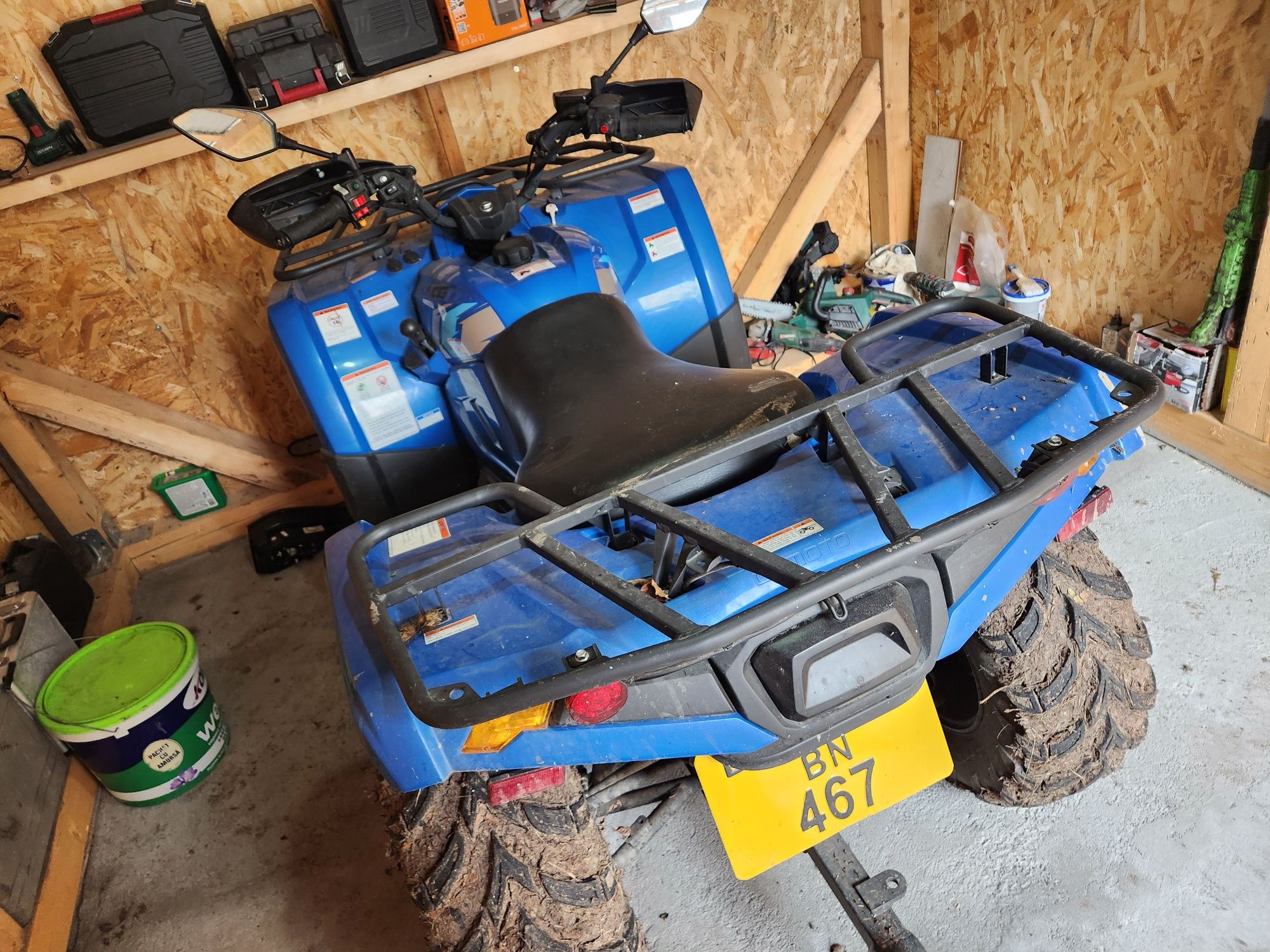 Atv CF Moto 450 S Tractor 4×4 ca Nou Nefolosit DOAR 202 Km