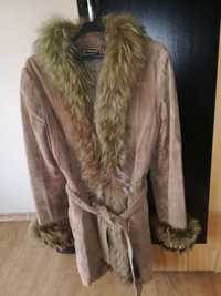 TOMAHAWK палто, манто, тренч- естествена кожа и естествен косъм