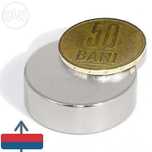 Magnet neodim disc 30 x 10 mm disc atractie filtrare ulei camion tir